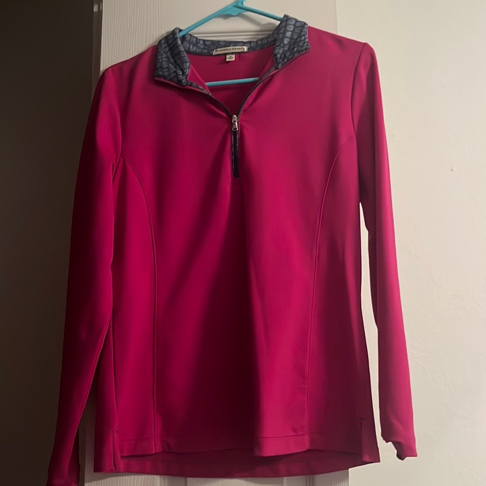 FAIRWAY AND GREENE PINK PULLOVER